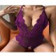 Bella Notte Mor Özel Bölgesi Ve Sırtı Açık Babydoll Seksi Gecelik 15046